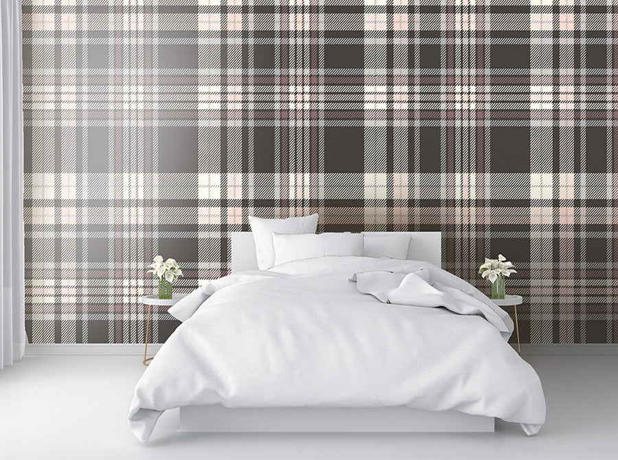 Kilt Taupe et Rose